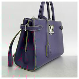 Louis Vuitton-Louis Vuitton Epi Twist Tote Handbag-Blue
