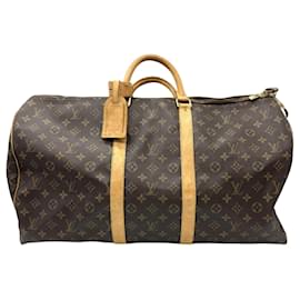 Louis Vuitton-Louis Vuitton Keepall 55-Brown