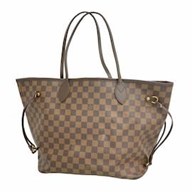 Louis Vuitton-Louis Vuitton Damier Neverfull MM Tote Bag-Damier ebene