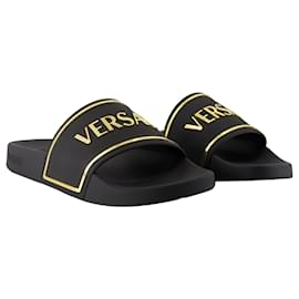 Versace-Sandals - Versace - Synthetic - Black-Black