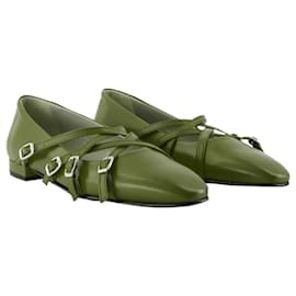 Autre Marque-Eloise Ballerinas - Carel - Leather - Red-Red