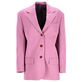 Oversized Anzugjacke von Acne Studios aus rosa Polyester Pink