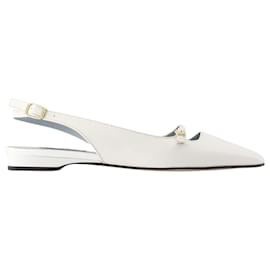 Autre Marque-Ninon sandals - Carel - Leather - White-White
