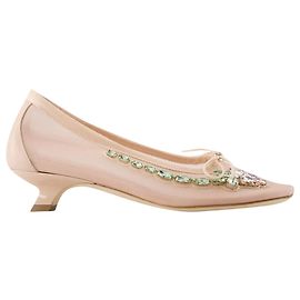 Chaussures de cour - Simone Rocha - Maille - Nude Blanc