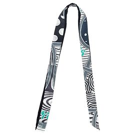 Bufanda Twilly Hermès Twillon Jeu De Soie Gris Negro en Seda Multicolor Otro
