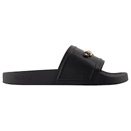Versace-Sandals - Versace - Leather - Black-Black