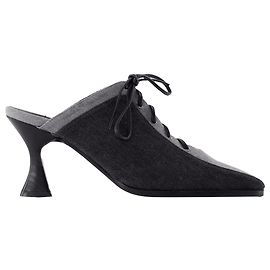 Autre Marque Corset Sandals - Carel - Canvas - Black Black