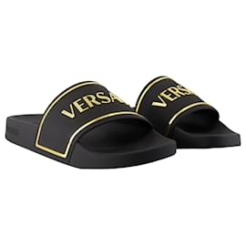 Versace-Sandals - Versace - Synthetic - Black-Black