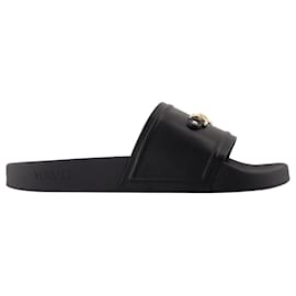 Versace-Sandals - Versace - Leather - Black-Black