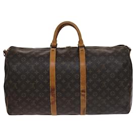 Louis Vuitton-Louis Vuitton Keepall Bandouliere 55-Brown