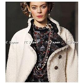 Chanel-Iconic Paris / Edinburgh Black & Tartan Tweed Jacket-Black