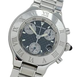 Cartier-Cartier Men's Watch Must 21 Chronos Cuff Quartz-Other