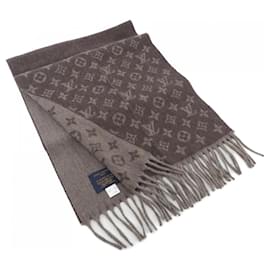 Louis Vuitton-Louis Vuitton Brown Cashmere Stole-Brown