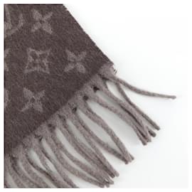Louis Vuitton-Louis Vuitton Brown Cashmere Stole-Brown