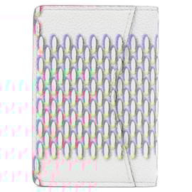 Louis Vuitton-Louis Vuitton Damier Spray Business Card Holder-White