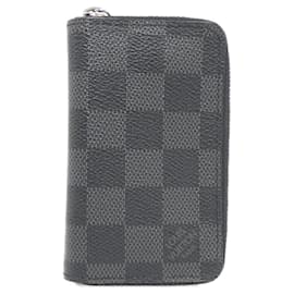 Louis Vuitton-Louis Vuitton Damier Graphite Zippy Coin Purse-Damier ebene