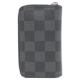 Louis Vuitton-Louis Vuitton Damier Graphite Zippy Coin Purse-Damier ebene