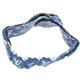 Louis Vuitton-Louis Vuitton Denim Headband M77470-Other