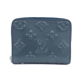 Louis Vuitton-Louis Vuitton Moonogram Zippy Coin Purse-Blue