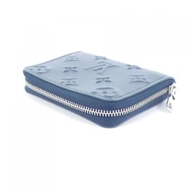 Louis Vuitton-Louis Vuitton Moonogram Zippy Coin Purse-Blue