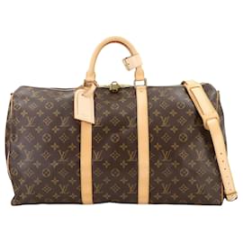 Louis Vuitton-Louis Vuitton Keepall Bandouliere 50-Brown