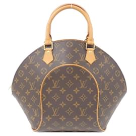 Louis Vuitton-Louis Vuitton Monogram Ellipse MM Handbag-Brown,Monogram