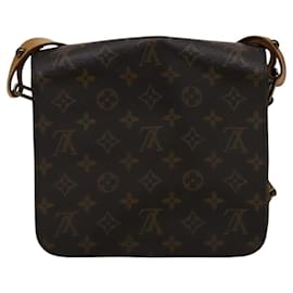 Louis Vuitton-LOUIS VUITTON Monogram Cartouchiere MM Shoulder Bag M51253 LV Auth bs22105-Monogram