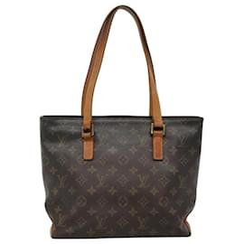 Louis Vuitton-LOUIS VUITTON Monogram Cabas Piano Tote Bag M51148 LV Auth bs22460-Monogram