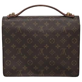 Louis Vuitton-LOUIS VUITTON Monogram Monceau 28 Hand Bag M51185 LV Auth bs22581-Monogram
