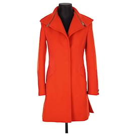 Versace Red wool coat Red