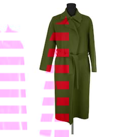 Tara Jarmon-Wool coat-Red