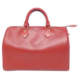 Louis Vuitton-Louis Vuitton Epi Speedy Boston Bag-Red