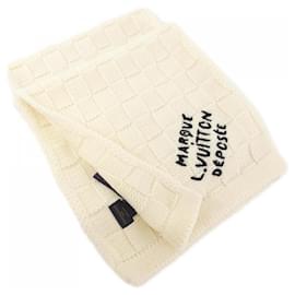 Louis Vuitton-Louis Vuitton White Stole-White