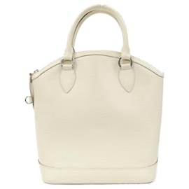 Louis Vuitton-Louis Vuitton Epi Lockit Handbag-Cream