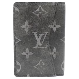 Louis Vuitton-Louis Vuitton Brushed Monogram Business Card Holder-Black,White