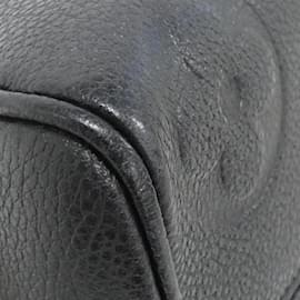 Louis Vuitton-Louis Vuitton Monogram Empreinte Speedy Bandouliere Boston Bag-Black