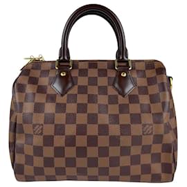Louis Vuitton-Louis Vuitton Damier Speedy Bandouliere 25 Handbag-Brown