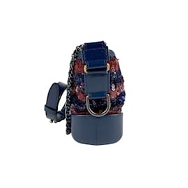 Chanel-Chanel Gabrielle de Chanel Small Hobo Handbag-Dark red,Navy blue