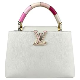 Louis Vuitton-Louis Vuitton Capucines BB Handbag-Pink,White