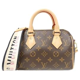 Louis Vuitton-Louis Vuitton Monogram Speedy Bandouliere Boston Bag-Brown,Black