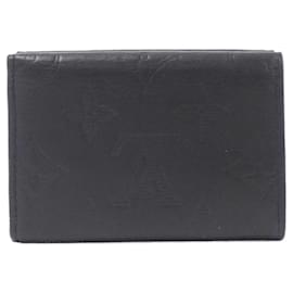 Louis Vuitton-Louis Vuitton Monogram Shadow Discovery Compact Wallet-Black