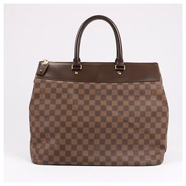 Louis Vuitton Damier Ebene Greenwich PM Handbag in Brown N41165 Green