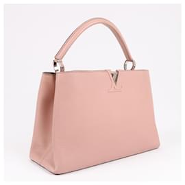 Louis Vuitton-Louis Vuitton Parnassea Capucines GM Handbag in Pink M94471-Pink