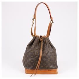 Louis Vuitton-Louis Vuitton Monogram Canvas Noe Shoulder Bag M42224-Brown