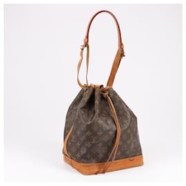 Louis Vuitton-Louis Vuitton Monogram Canvas Noe Shoulder Bag M42224-Brown