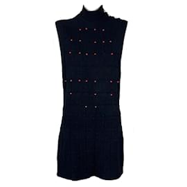 Chanel-Paris / Shanghai Jewel Embellished Dress-Black