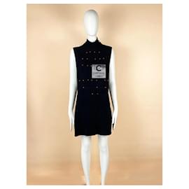 Chanel-Paris / Shanghai Jewel Embellished Dress-Black