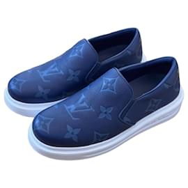 Louis Vuitton-Beverly Hills Slip On-Blue