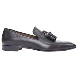 Christian Louboutin-Christian Louboutin Dandelion tassel smooth leather loafers-Black