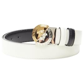 Versace-Versace Demi Medusa Reversible coin belt-Black